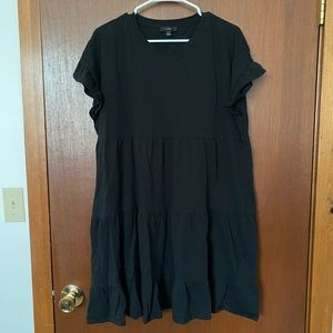 JCrew Ruffle Tiered Dress